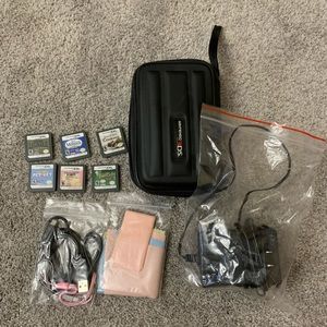 DO NOT BUY SOLD ON ANOTHER SITE Nintendo 3Ds pink game console with 6 games